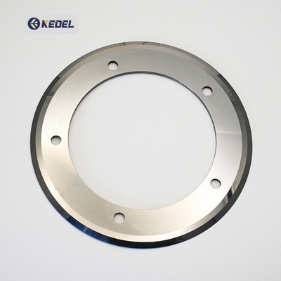 Zes Gaten Semi-Doorsnijdend Circulair Mes Halfgesneden Circulair Mes Carbide Ronde Industriële Mes voor Volledige en Halve Snijmachines