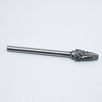 3mm Type L Hoge Precisie Heldere Ongecoat Carbide Roterende Burr voor Metaalbewerking