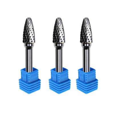 Het Ovale Ei C1225 6mm Roterende van het het Wolframcarbide van de Vlamvorm Roterende Bramen 8mm van Se