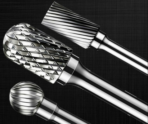 Van het het Wolframcarbide van de Kogellagermachine de Roterende Weerstand van Burr Cone Tree Shape Wear