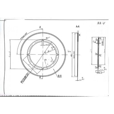 Tabaksindustrie snijmes gecementeerd wolfraamcarbide snijmes voor cirkelmes snijmachine snijmessen
