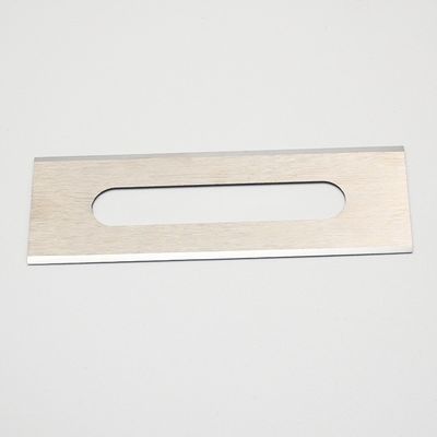 Op maat gecementiseerde wolfraamcarbide legering chemische vezel slot positionering blad stof film snijmachine industriële mes