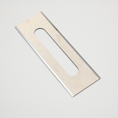 Op maat gecementiseerde wolfraamcarbide legering chemische vezel slot positionering blad stof film snijmachine industriële mes