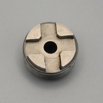 Custom Cemented Tungsten Carbide Water Jet Spiral Thread Open Crossing Slot Head Nozzle for PDC Drilling Oil Equipment