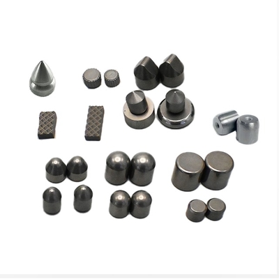YG8 YG9 YG11 Graad Custom Gecementiseerde Wolfraamcarbide-legering Cylindrische gestreepte tanden voor olie- en gasindustrie Olieboorstuk