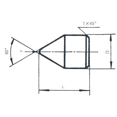 YG8 YG9 YG11 Graad Custom Gecementiseerde Wolfraamcarbide-legering Cylindrische gestreepte tanden voor olie- en gasindustrie Olieboorstuk