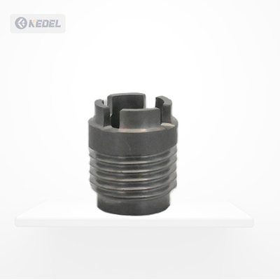 Hoge hardheid 93,0 HRA Zwarte legering YG8 wolfraamcarbide spuitstuk 7,14 mm porediameter voor PDC-bits