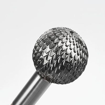 3mm 6mm Snijder van het Carbide de Roterende Burr For Wood Sphere Concave van het Wolframstaal Yg8