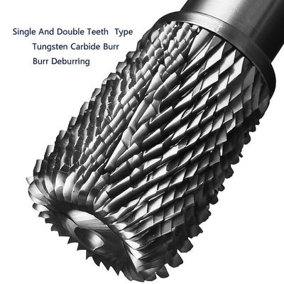 Enig en Dubbel het Type van Tandenreeksen Wolframcarbide Burr Deburring
