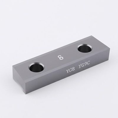 Aangepaste scherpe mesjes van wolfraamcarbide-legering, dunne mesjes, vierkante mesjes voor freesgereedschappen in de grafische industrie YG8 YG9C