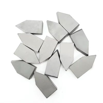 Op maat gemaakte, slijtvaste, met wolfraamcarbide gesoldeerde tips met YG6 YG6X YG8 legering voor gereedschapsfabricage