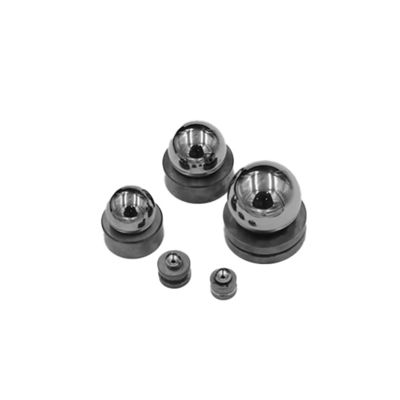 Op maat gemaakte wolfraamcarbide kogelkraan met 100% wolfraamcarbide materiaal en YG8 YG6 YG6X YG9C YG11C YG13C legeringsspecificatie
