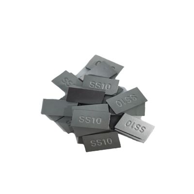 Gepersonaliseerde grootte Hoge slijtvastheid YG8 legering wolfraamcarbide gebreid tips voor steensnijlem