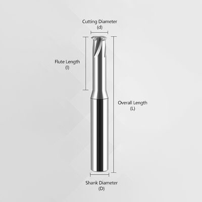 Eenvoudig draadfreesmachine met een enkele tand voor M2, M3, M4, M6 draad in KOPER, ALLOY STEEL, GEVOEDEN STEEL, GEGAST JER