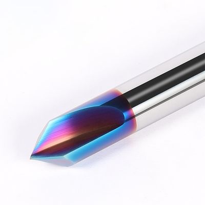 65° 2-fluit kamfering tool met 90° hoek wolfraamcarbide freesmachine voor roestvrij staal