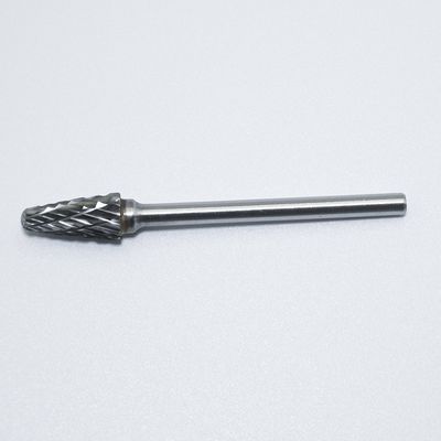 3mm Type L Hoge Precisie Heldere Ongecoat Carbide Roterende Burr voor Metaalbewerking