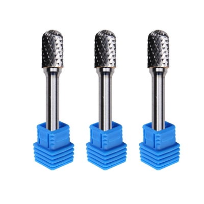 5/8mm van de Vormd BR van Carbide Roterende Burr Long Shank Ball Type Enige Dubbele de Besnoeiingsbeetjes
