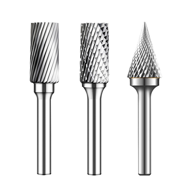 Enig en Dubbel het Type van Tandenreeksen Wolframcarbide Burr Deburring