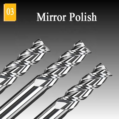 1mm CNC van de het Beëindigenmolen Hrc55 van het Wolframcarbide van het het Aluminiumbeëindigen de Molen Mills Cut Tool