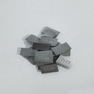 K20 Wolframcarbide Gesoldeerde Uiteinden SS10 voor Scherpe Steen